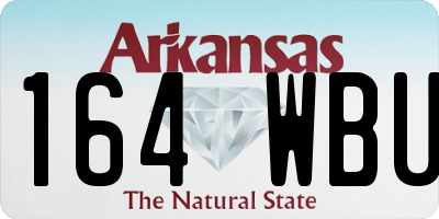 AR license plate 164WBU