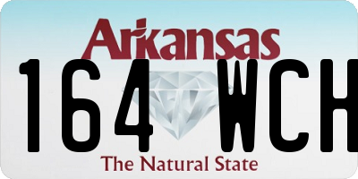 AR license plate 164WCH