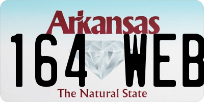 AR license plate 164WEB