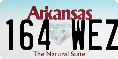 AR license plate 164WEZ