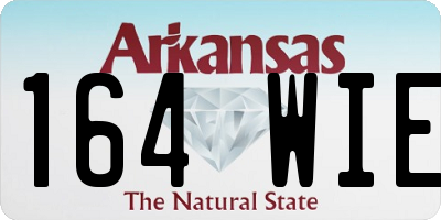 AR license plate 164WIE