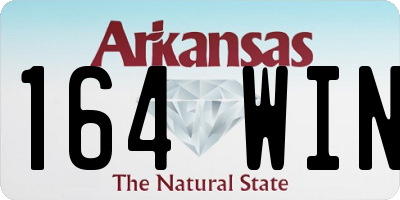 AR license plate 164WIN