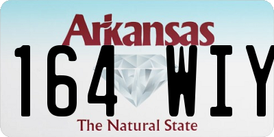 AR license plate 164WIY