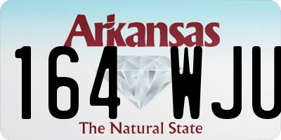 AR license plate 164WJU