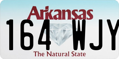 AR license plate 164WJY
