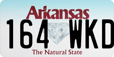AR license plate 164WKD