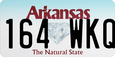 AR license plate 164WKQ