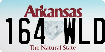 AR license plate 164WLD