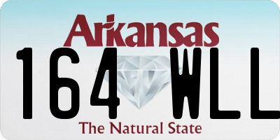 AR license plate 164WLL