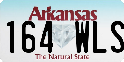 AR license plate 164WLS