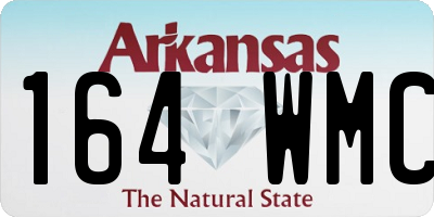 AR license plate 164WMC