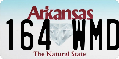 AR license plate 164WMD