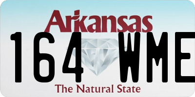 AR license plate 164WME