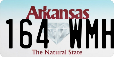 AR license plate 164WMH
