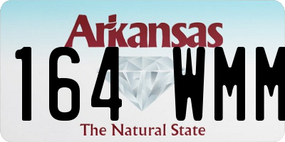 AR license plate 164WMM
