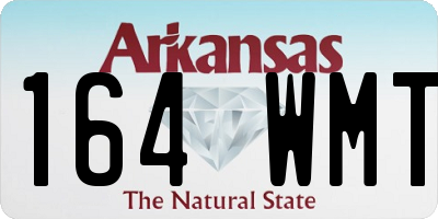AR license plate 164WMT