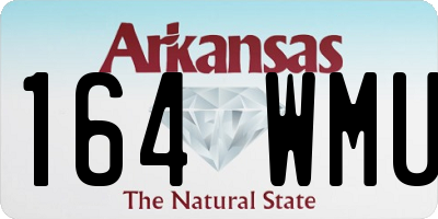 AR license plate 164WMU