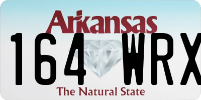 AR license plate 164WRX