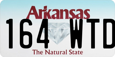 AR license plate 164WTD