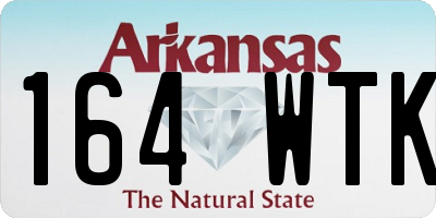 AR license plate 164WTK