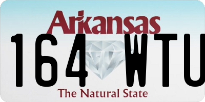 AR license plate 164WTU