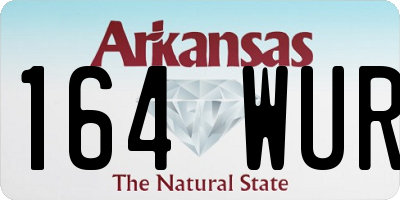AR license plate 164WUR