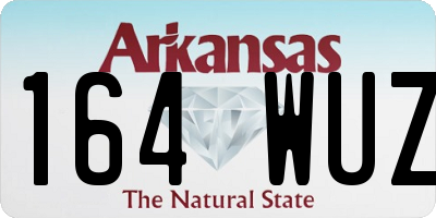 AR license plate 164WUZ