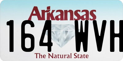AR license plate 164WVH