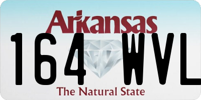 AR license plate 164WVL