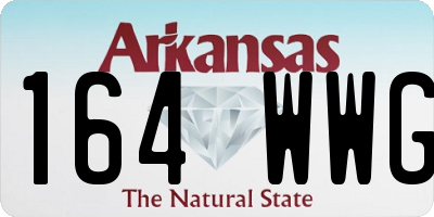 AR license plate 164WWG