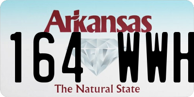 AR license plate 164WWH