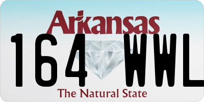 AR license plate 164WWL