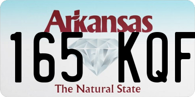 AR license plate 165KQF