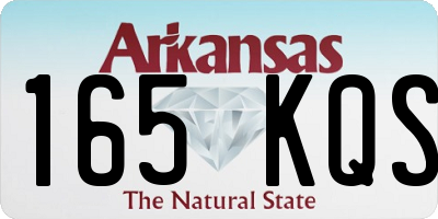 AR license plate 165KQS