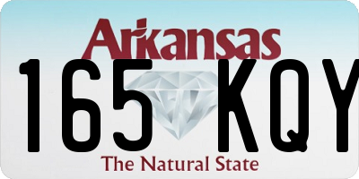 AR license plate 165KQY