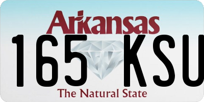 AR license plate 165KSU
