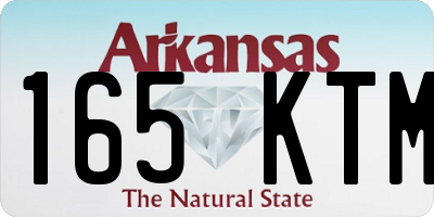 AR license plate 165KTM