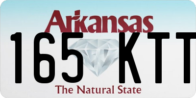 AR license plate 165KTT