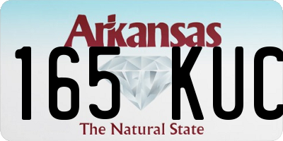 AR license plate 165KUC