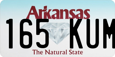 AR license plate 165KUM
