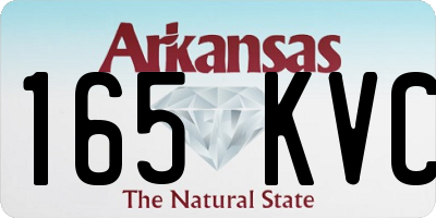 AR license plate 165KVC