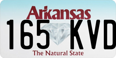 AR license plate 165KVD