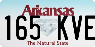 AR license plate 165KVE