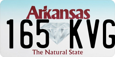 AR license plate 165KVG
