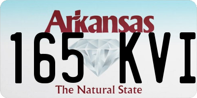 AR license plate 165KVI