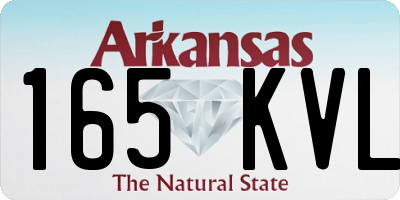 AR license plate 165KVL