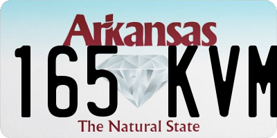 AR license plate 165KVM