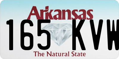 AR license plate 165KVW