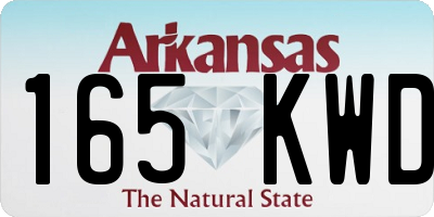 AR license plate 165KWD