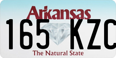 AR license plate 165KZC